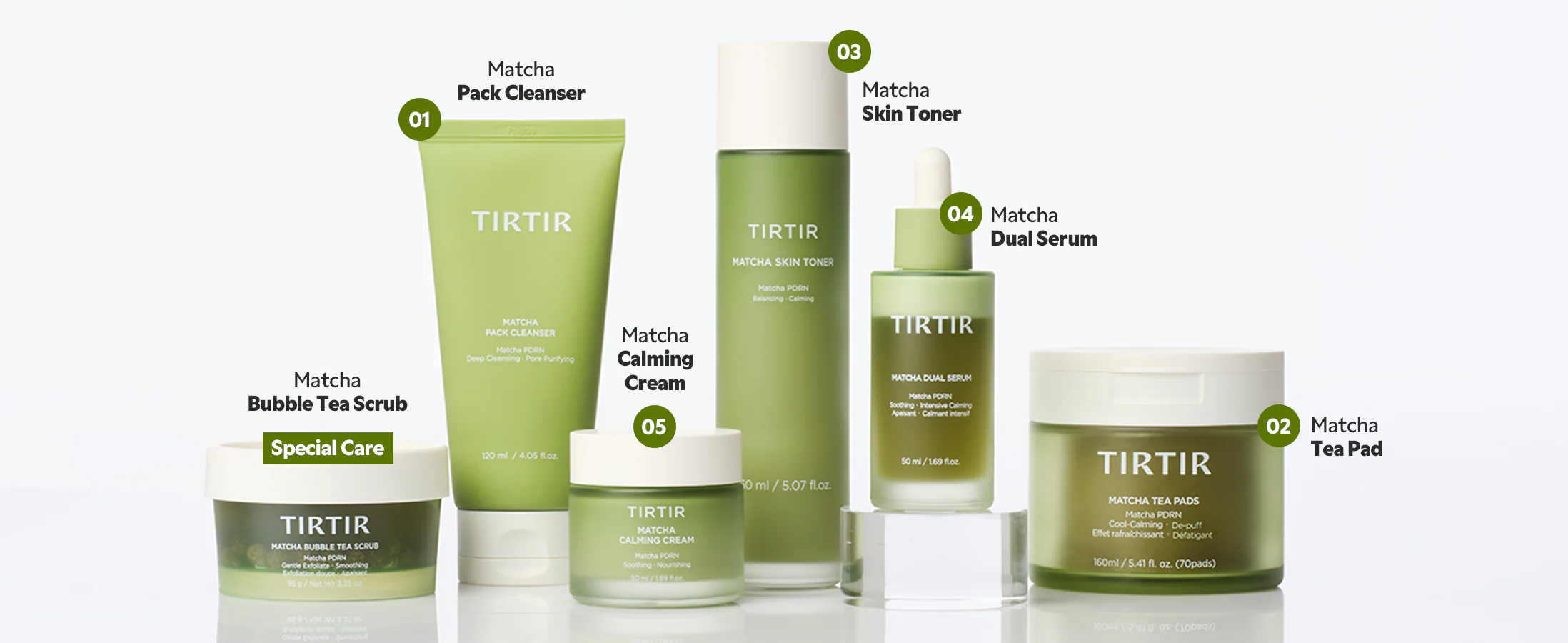 TIRTIR MATCHA CALMING CREAM 50ML