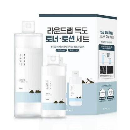 ROUND LAB 1025 DOKDO TONER 500ML LOTION 200ML SPECIAL SET | COLOURSWINK