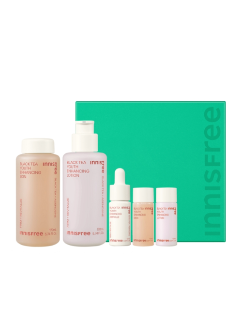INNISFREE BLACK TEA YOUTH ENHANCING SKINCARE SET | COLOURSWINK