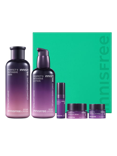 INNISFREE PERFECT 9 INTENSIVE SKINCARE SET - INNISFREE | COLOURSWINK