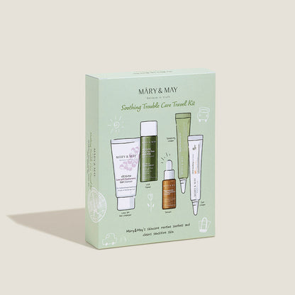 MARY MAY SOOTHING TROUBLE CARE TRAVEL KIT 5PCS | COLOURSWINK