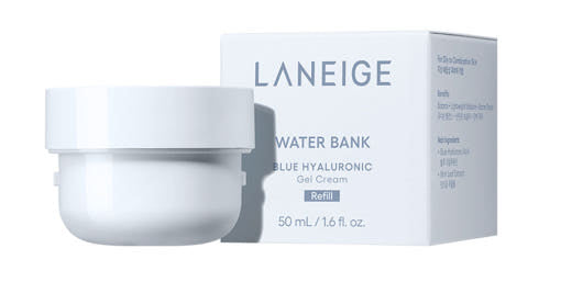 LANEIGE WATER BANK BLUE HYALURONIC GEL CREAM REFILL 50ML | COLOURSWINK