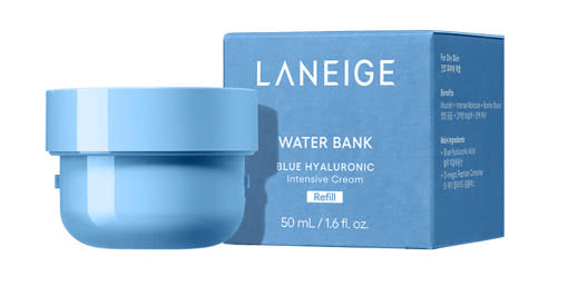 LANEIGE WATER BANK BLUE HYALURONIC INTENSIVE CREAM REFILL 50ML | COLOURSWINK