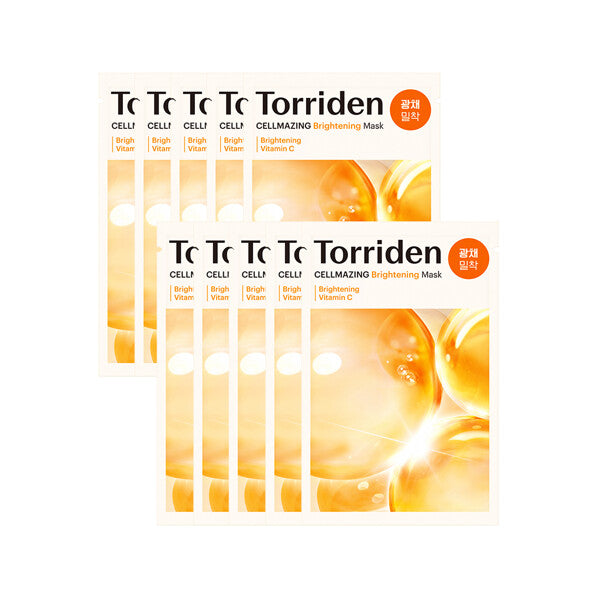 TORRIDEN CELLMAZING VITA C BRIGHTENING MASK SHEET 26ML X 10EA | COLOURSWINK