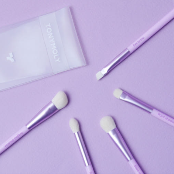 TONYMOLY EYE MAKE-UP BRUSH SET OF 5PCS - TONYMOLY | COLOURSWINK