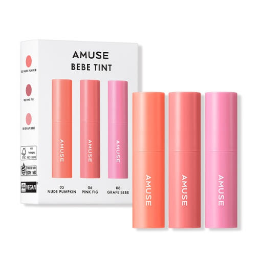 AMUSE MINI BEBE TINT SET 1 3G X 3EA | COLOURSWINK