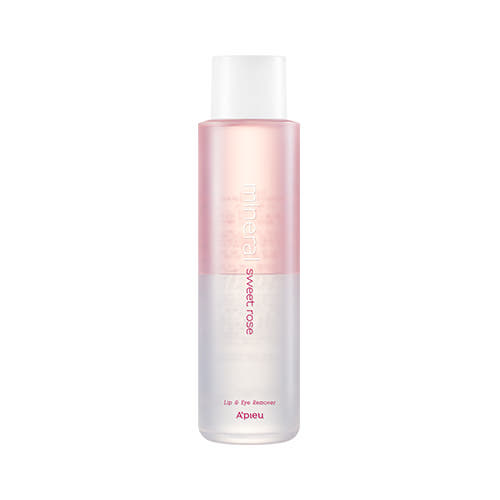 A'PIEU MINERAL LIP & EYE REMOVER SWEET ROSE 250ML - A'PIEU | COLOURSWINK