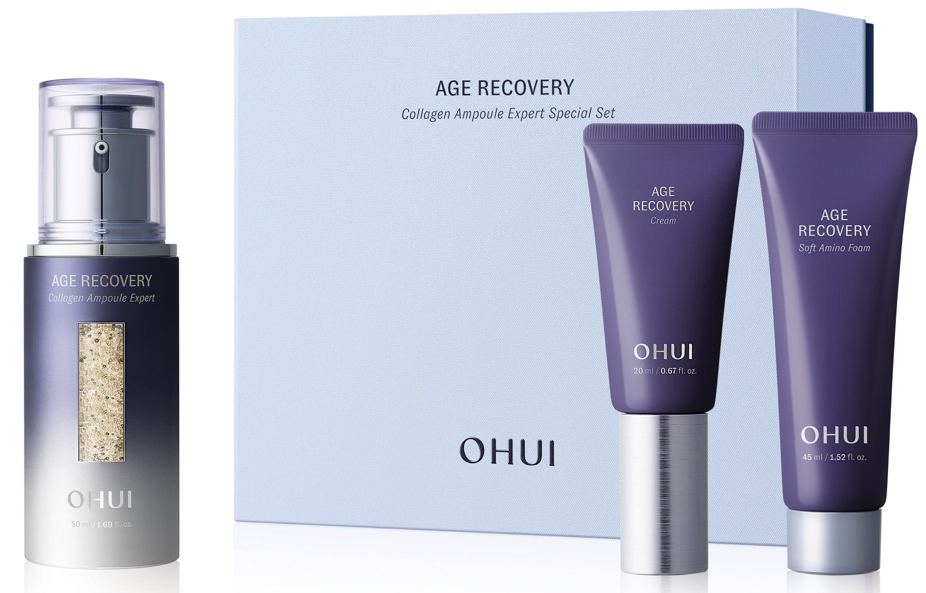 O HUI AGE RECOVERY COLLAGEN AMPOULE EXPERT SPECIAL SET - O HUI | COLOURSWINK