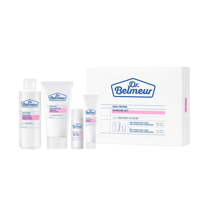 DR BELMEUR DAILY REPAIR SKINCARE SET TONER 200ML MOISTURIZER 120ML | COLOURSWINK