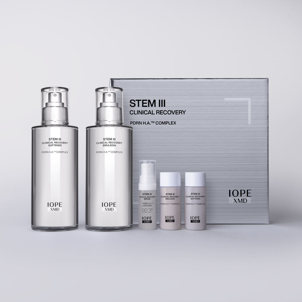 IOPE XMD STEM III CLINICAL RECOVERY SET SOFTENER 130ML EMULSION 130ML | COLOURSWINK
