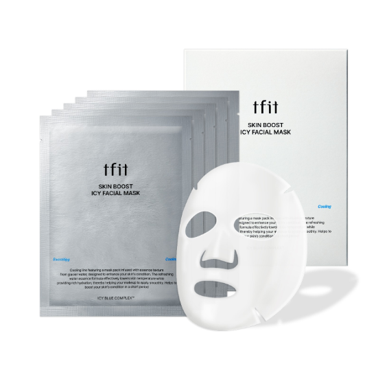 TFIT SKIN BOOST ICY FACIAL MASK 25G X 5EA - TFIT | COLOURSWINK
