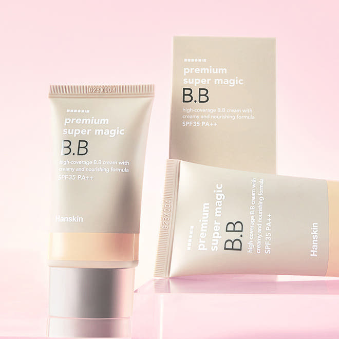 HANSKIN PREMIUM SUPER MAGIC BB CREAM SPF35 PA++ 45G - HANSKIN | COLOURSWINK
