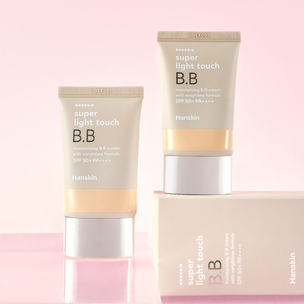 HANSKIN SUPER LIGHT TOUCH BB CREAM SPF50+ PA++++ 30G - HANSKIN | COLOURSWINK