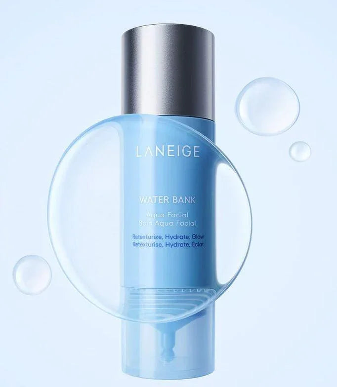 LANEIGE Water Bank Aqua Facial Serum (30ml) - Hydrate & Glow.