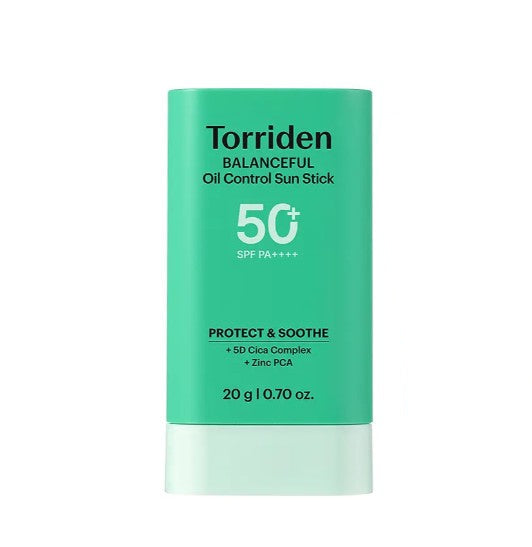 TORRIDEN BALANCEFUL FOR MEN CICA OIL CONTROL SUN STICK SPF50+ PA++++ 20G - TORRIDEN | COLOURSWINK