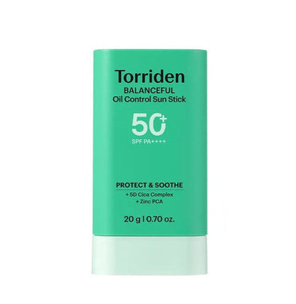 TORRIDEN BALANCEFUL FOR MEN CICA OIL CONTROL SUN STICK SPF50 PA 20G | COLOURSWINK